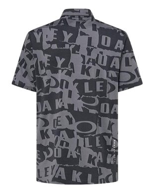 Oakley Ransom Jacquard herr polo, collage black