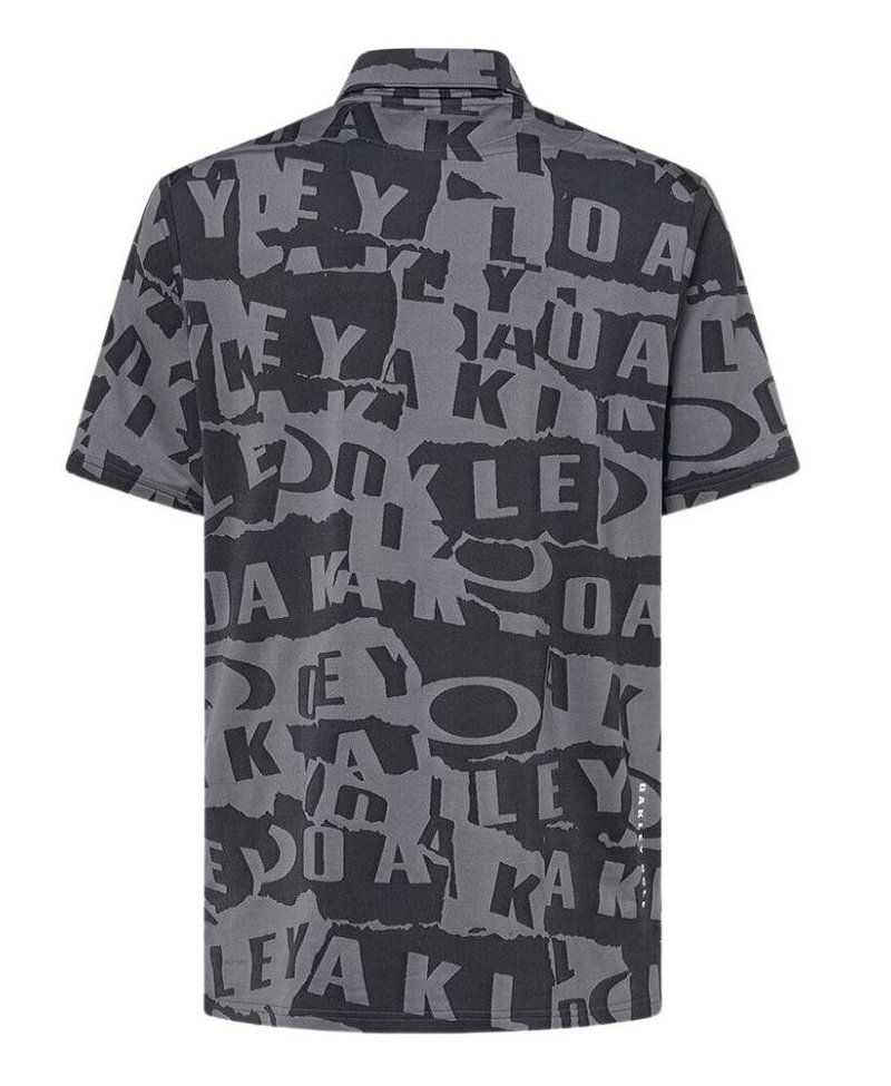 Oakley Ransom Jacquard herr polo, collage black