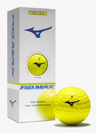 Mizuno RB Max golfbollar, gula