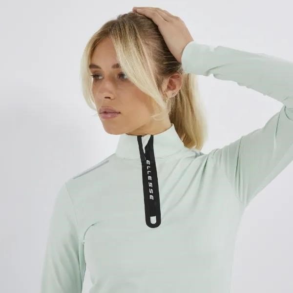 Ellesse Juliano 1/2 Zip damtröja, ljusgrön