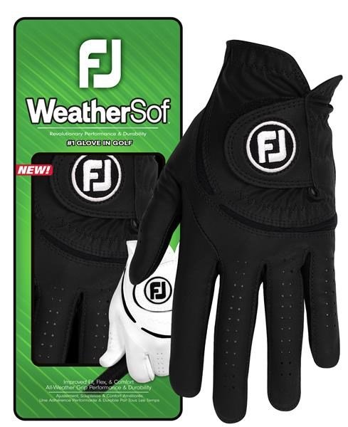 FootJoy WeatherSof 24 damgolfhandske, svart