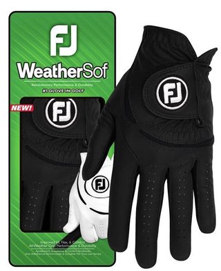 FootJoy WeatherSof 24 damgolfhandske, svart