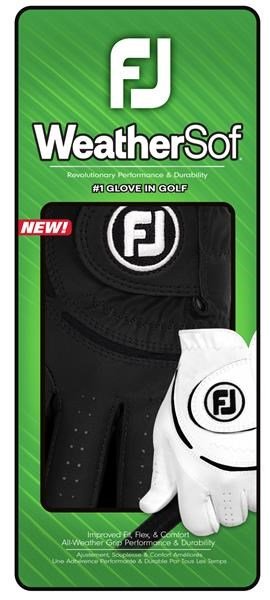 FootJoy WeatherSof 24 damgolfhandske, svart