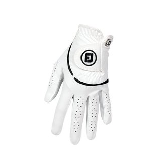 FootJoy WeatherSof damgolfhandske, vit/svart