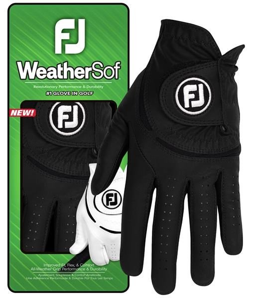FootJoy WeatherSof herr golfhandske, svart
