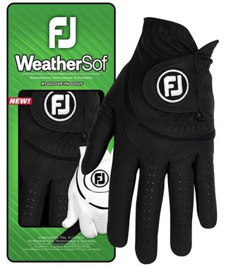 FootJoy WeatherSof herr golfhandske, svart