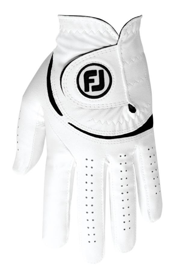 FootJoy WeatherSof 24 herr golfhandske, vit