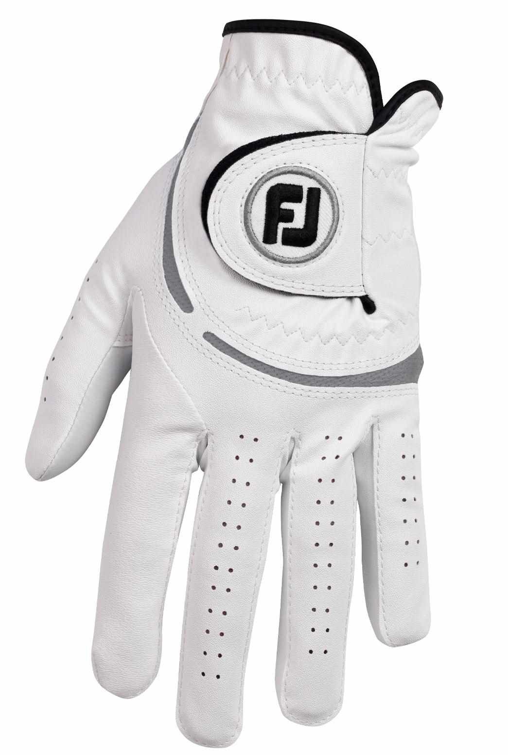 FootJoy WeatherSof 24 herr golfhandske, vit