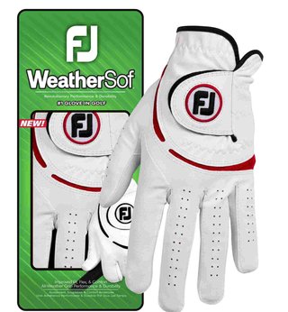 FootJoy WeatherSof 24 herrhandske, vit