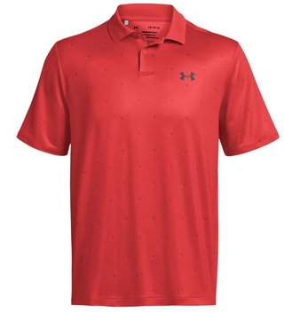 Under Armour Performance 3.0 Printed herr polo, red solstice/castlerock