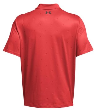Under Armour Performance 3.0 Printed herr polo, red solstice/castlerock