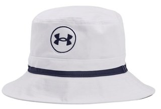 Under Armour Drive unisex bucket hat, vit/marinblå