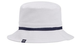 Under Armour Drive unisex bucket hat, vit/marinblå