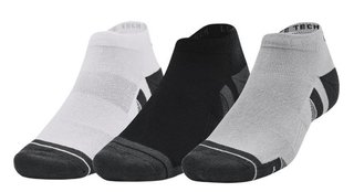 Under Armour Performance Tech unisex strumpor (3 par), mod gray/white