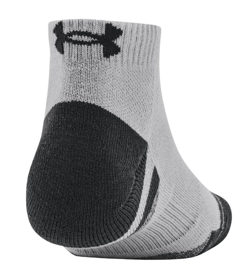 Under Armour Performance Tech unisex strumpor (3 par), mod gray/white