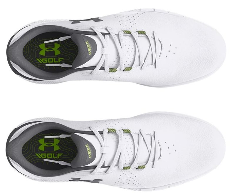 Under Armour Drive Fade SL herr golfskor, white/titan grey