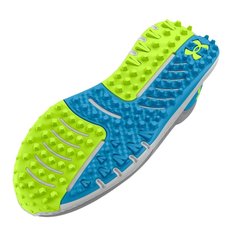 Under Armour GS Charged Phantom SL junior golfskor, mod gray/capri