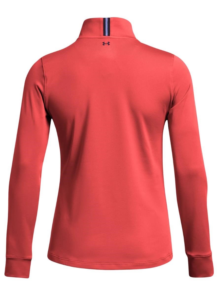 Under Armour Playoff 1/4 Zip dam sweatshirt, red solstice/midnight navy