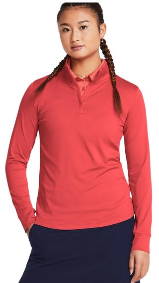 Under Armour Playoff 1/4 Zip dam sweatshirt, red solstice/midnight navy