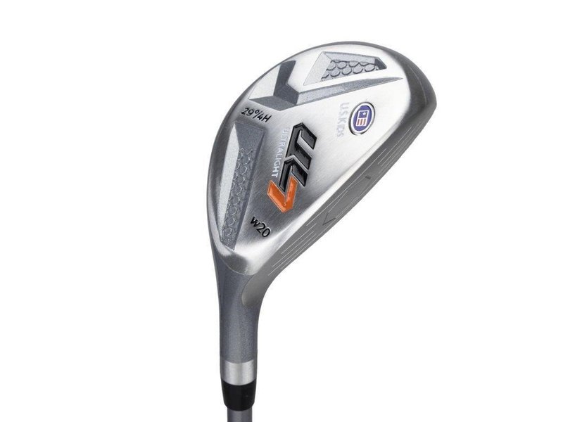 U.S. Kids Golf UL7-51 (130cm) 5-Club junior golfset + stand bag, svart/orange