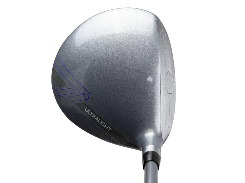 U.S. Kids Golf UL7-54 (137cm) W15 5-Club junior golfset + stand bag, svart/lila