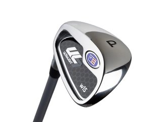 U.S. Kids Golf UL7-54 (137cm) W15 5-Club junior golfset + stand bag, svart/lila