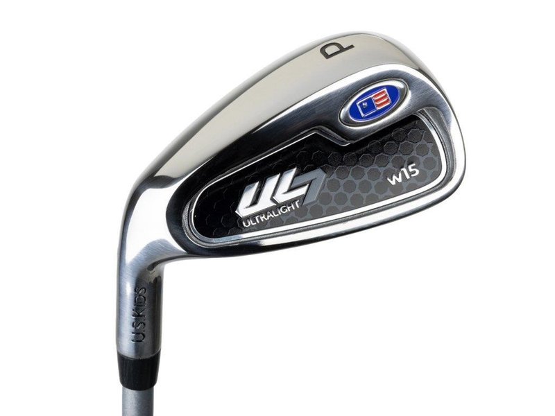 U.S. Kids Golf UL7-54 (137cm) W15 5-Club junior golfset + stand bag, svart/lila