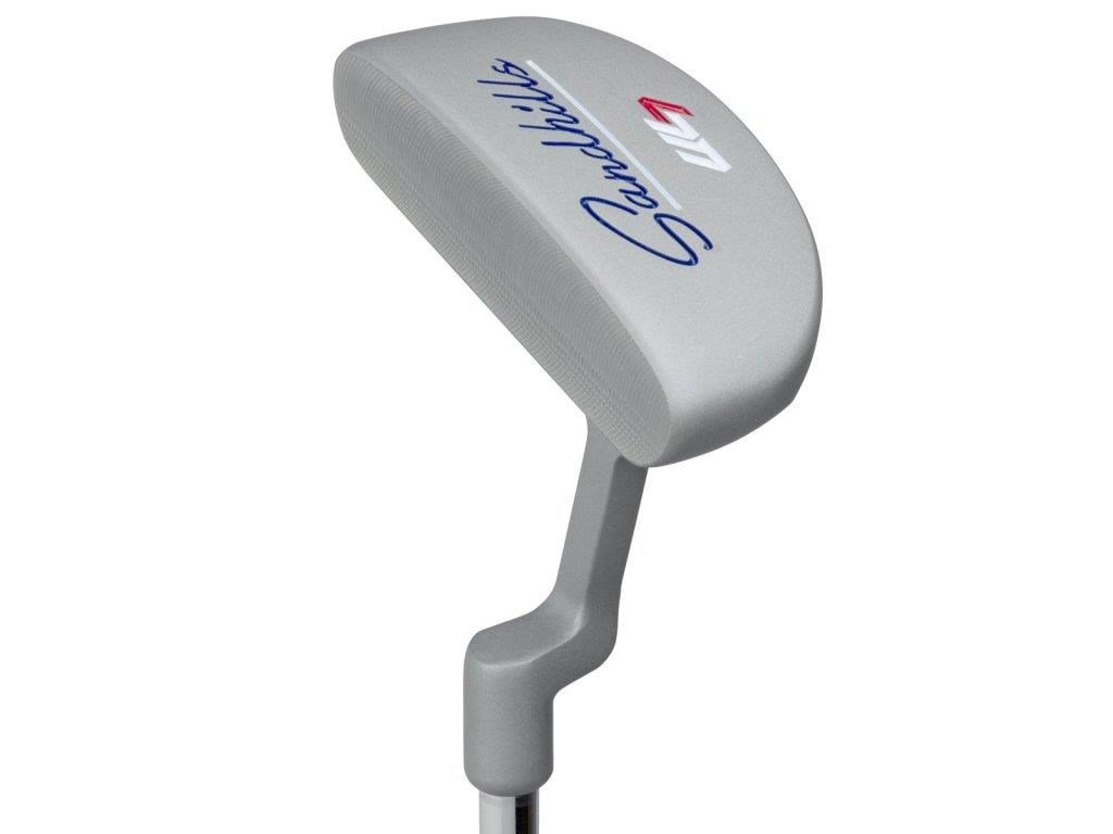U.S. Kids Golf UL7-54 (137cm) W15 5-Club junior golfset + stand bag, svart/lila