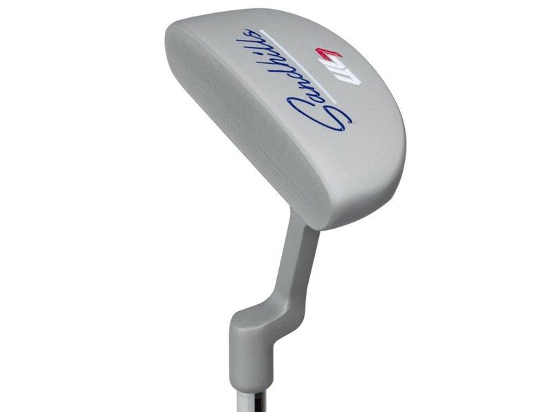 U.S. Kids Golf UL7-54 (137cm) W15 5-Club junior golfset + stand bag, svart/lila