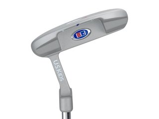 U.S. Kids Golf UL7-54 (137cm) W15 5-Club junior golfset + stand bag, svart/lila