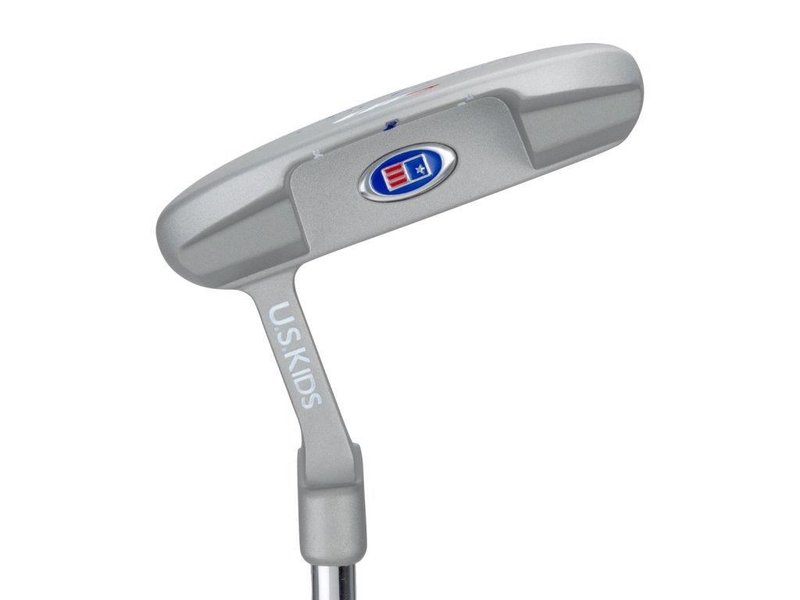 U.S. Kids Golf UL7-54 (137cm) W15 5-Club junior golfset + stand bag, svart/lila