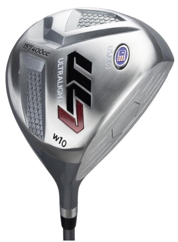 U.S. Kids Golf UL7-60 (152cm) W10 5-Club junior golfset + stand bag, svart/mörkröd