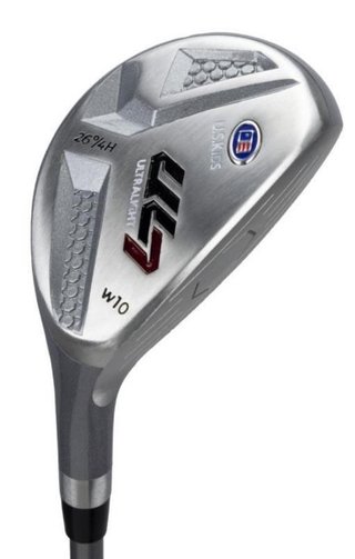 U.S. Kids Golf UL7-60 (152cm) W10 5-Club junior golfset + stand bag, svart/mörkröd
