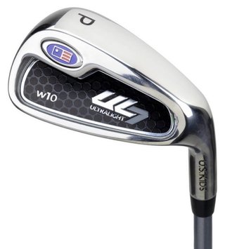 U.S. Kids Golf UL7-60 (152cm) W10 5-Club junior golfset + stand bag, svart/mörkröd