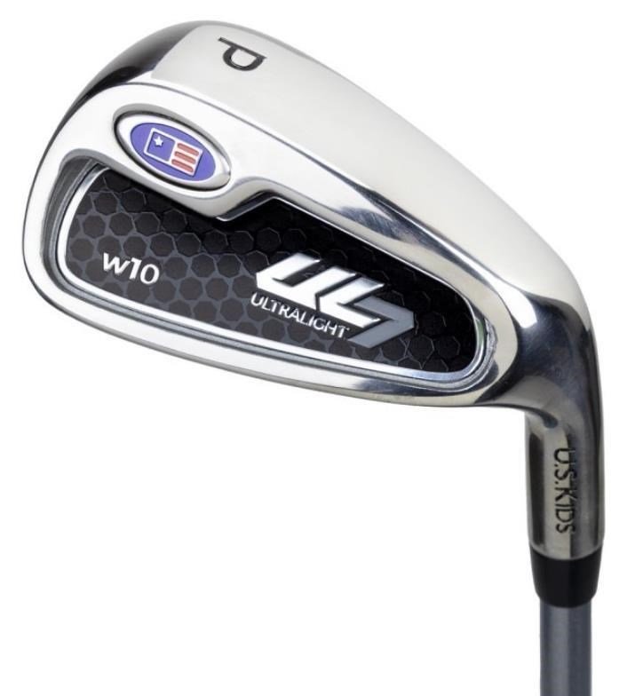 U.S. Kids Golf UL7-60 (152cm) W10 5-Club junior golfset + stand bag, svart/mörkröd