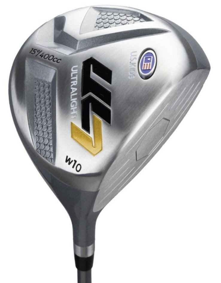 U.S. Kids Golf UL7-63 (160cm) W10 junior golfset, grafit, stand bag, svart/guld
