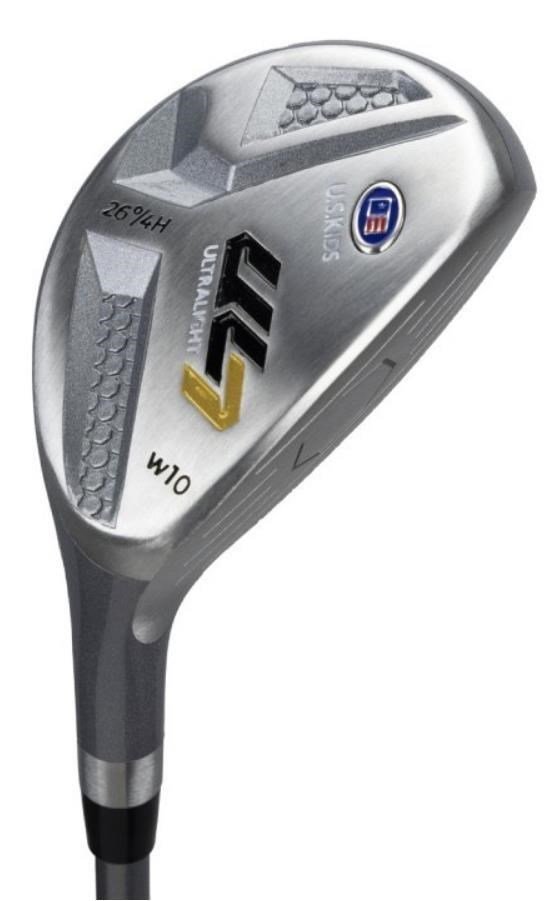 U.S. Kids Golf UL7-63 (160cm) W10 junior golfset, grafit, stand bag, svart/guld
