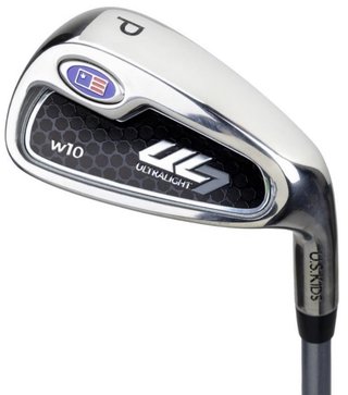 U.S. Kids Golf UL7-63 (160cm) W10 junior golfset, grafit, stand bag, svart/guld