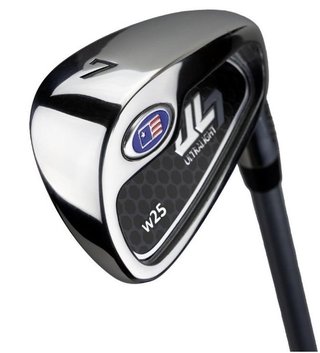 U.S. Kids Golf UL7-42 (107cm) W25 4-Club junior golfset + stand bag, vit/rosa