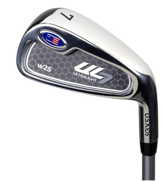 U.S. Kids Golf UL7-45 (114cm) W25 junior järn, grafit