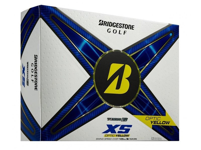 Bridgestone Tour B XS golfbollar, gula