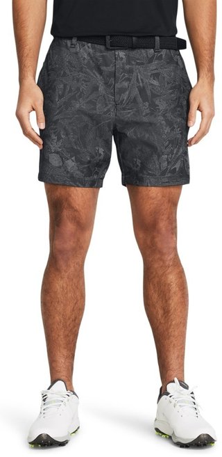 Under Armour Iso-Chill Printed 7 herr shorts, black/halo gray