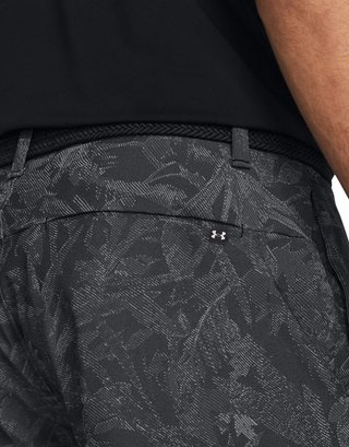 Under Armour Iso-Chill Printed 7 herr shorts, black/halo gray