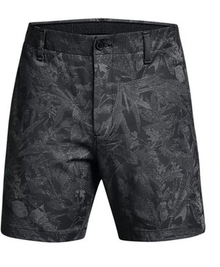 Under Armour Iso-Chill Printed 7 herr shorts, black/halo gray