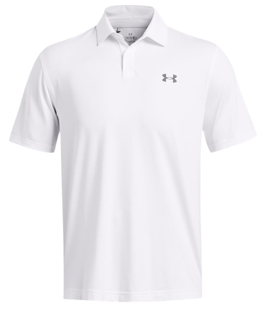Under Armour T2G herr polo, white/pitch grey