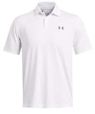 Under Armour T2G herr polo, white/pitch grey