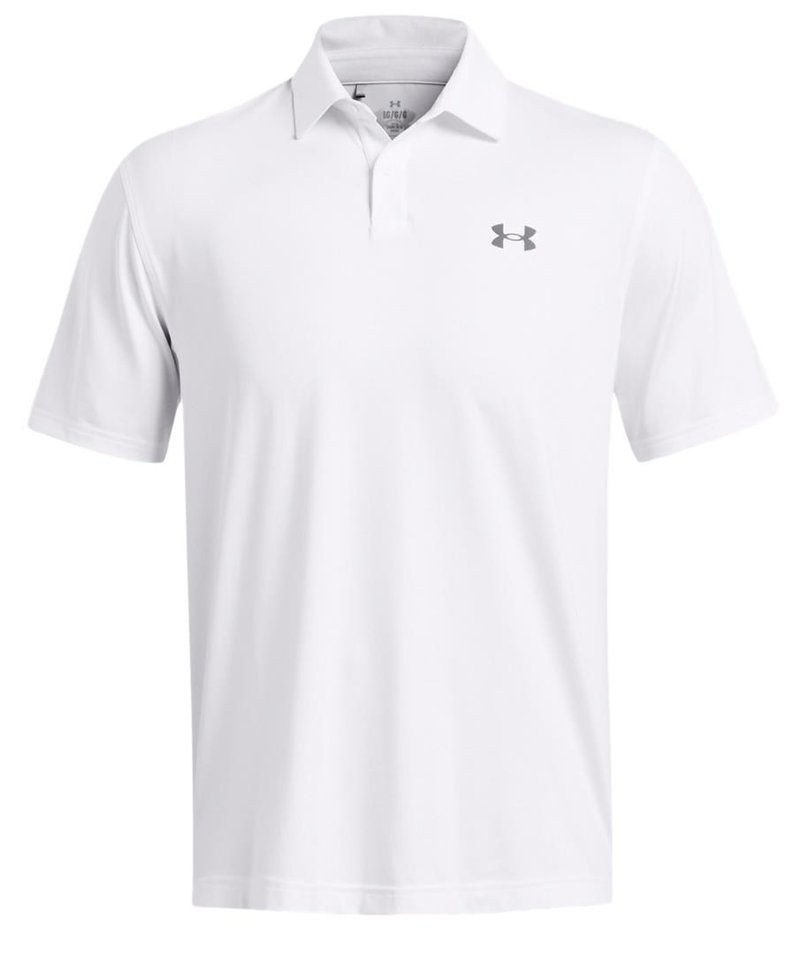 Under Armour T2G herr polo, white/pitch grey