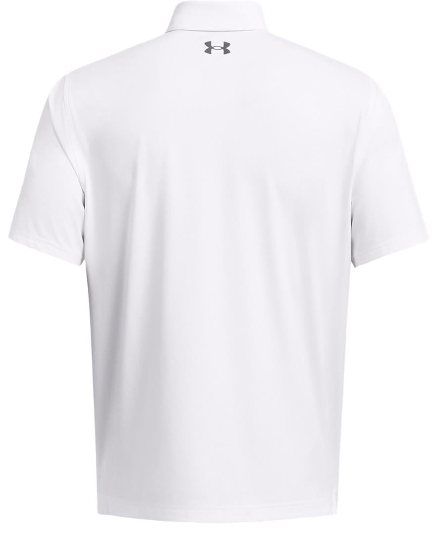 Under Armour T2G herr polo, white/pitch grey