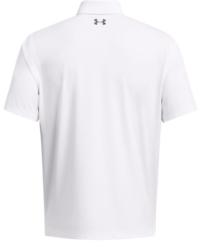 Under Armour T2G herr polo, white/pitch grey