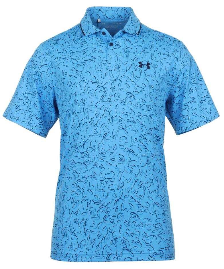 Under Armour Iso-Chill Verge herr polo, viral blue/midnight navy/photon blue